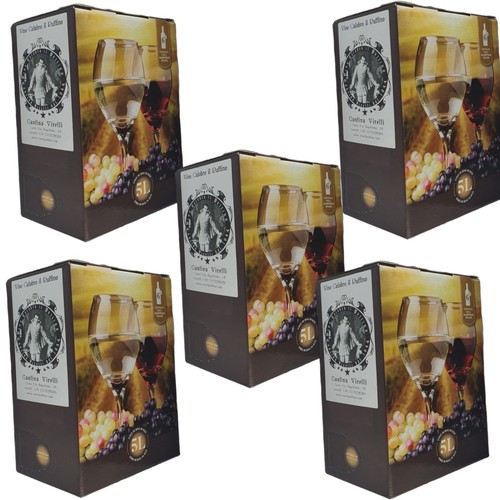 Vino rosso bag box igp - rosso,