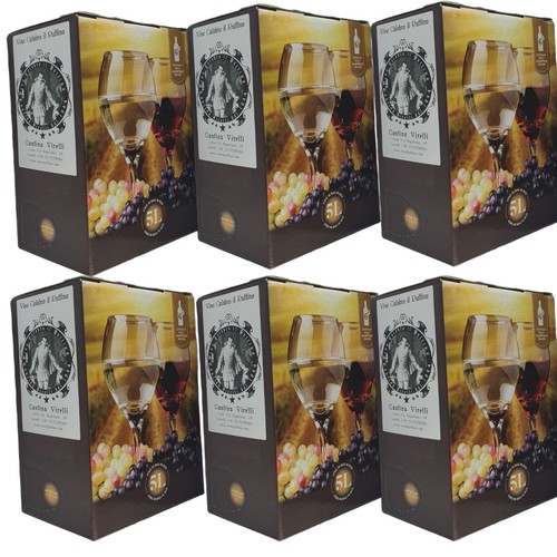 Vino rosso bag box - vino,